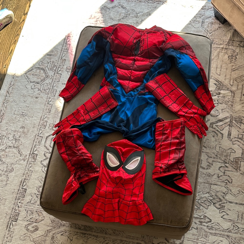 Spider Superhero Kids Costume - Red and Blue